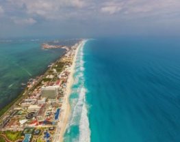 Zone hotelière de Cancun